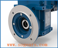 Horizontal helical gearbox