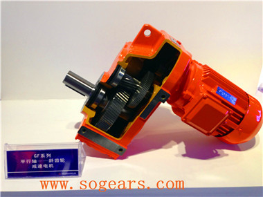 Shaft mounting gear motors