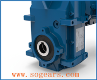 helical gearbox shaft mounted