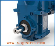 Extra-slim helical gear motor