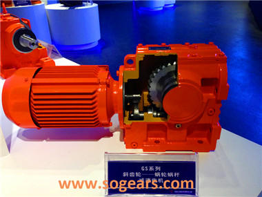 right angle worm drive gearmotor