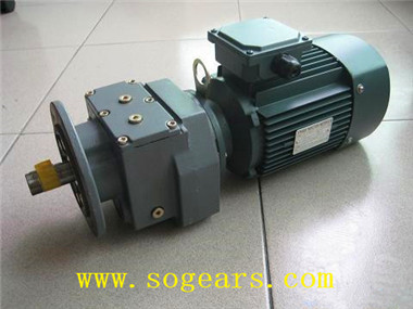 in-line helical gear motor