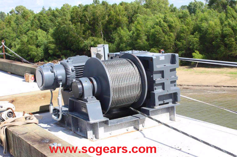 Hollow shaft industrial gearbox