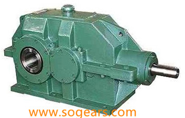 Helical bevel gear speed reducer