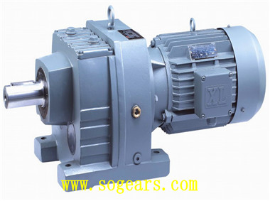 Coaxial helical gear units